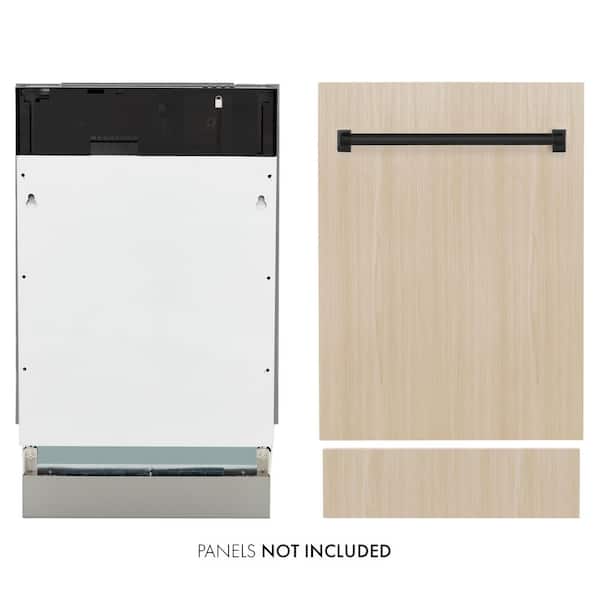 Autograph Edition 18 in. Top Control 8-Cycle Compact Panel Ready Dishwasher with 3rd Rack and Matte Black Handle