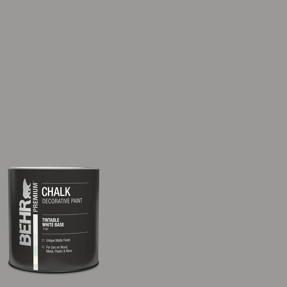 1 qt. #HDC-NT-10A Dolphin Gray Interior Chalk Finish Paint