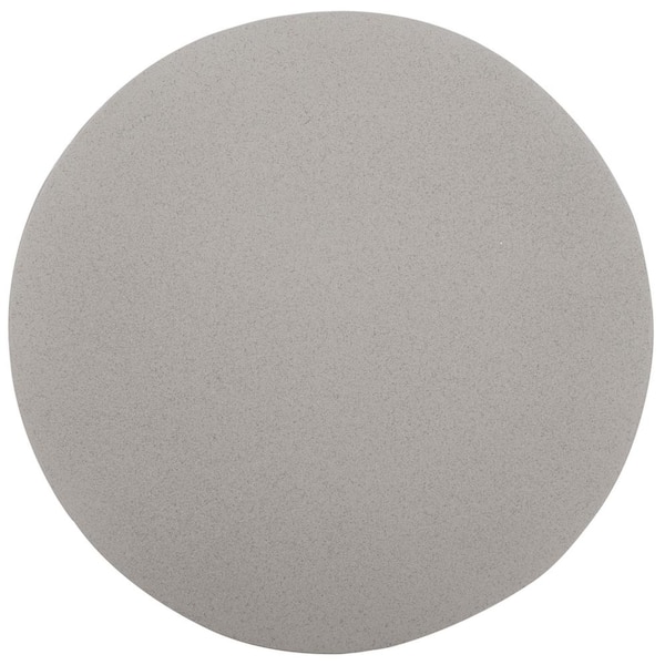 SAFAVIEH Erwin 18.11 in. Gray Round Concrete End Table