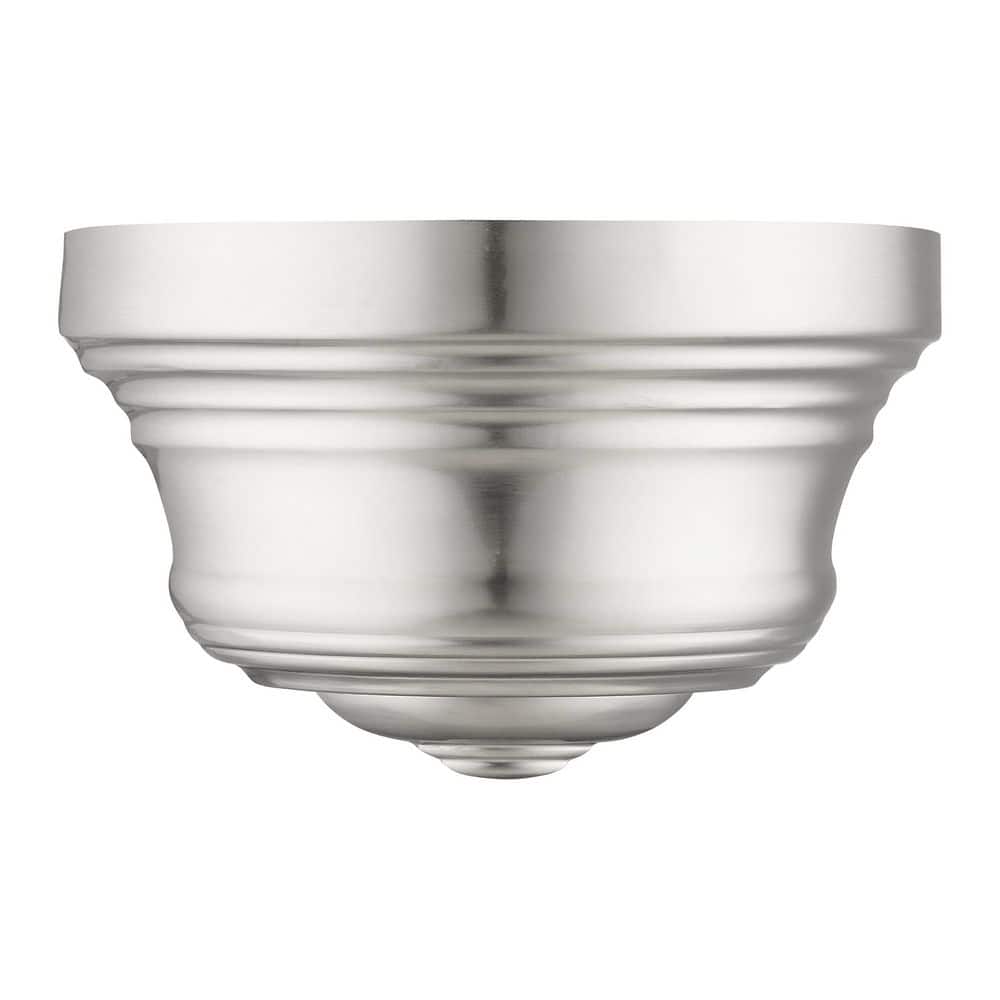 Downing 9.75 in. 1 Light Brushed Nickel ADA Wall Sconce with Steel Shade price history on PriceWatchPro