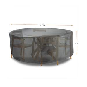 Titanium Shield Outdoor Large Round Dining Set Cover