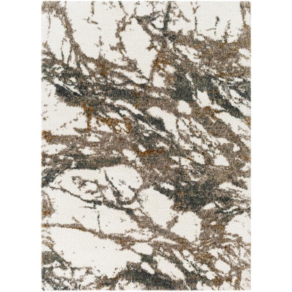 Celestial Shag Gray Modern 7 ft. x 9 ft. Indoor Area Rug price history on PriceWatchPro