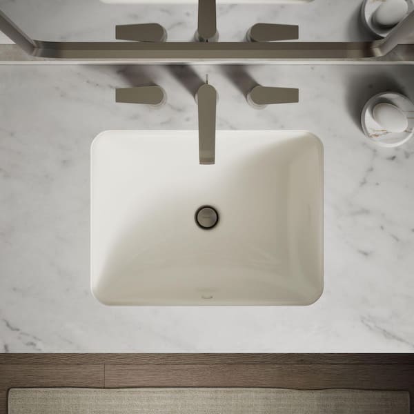 KOHLER Caxton 20.4 in. x 15.75 in. Undermount Bathroom Sink in