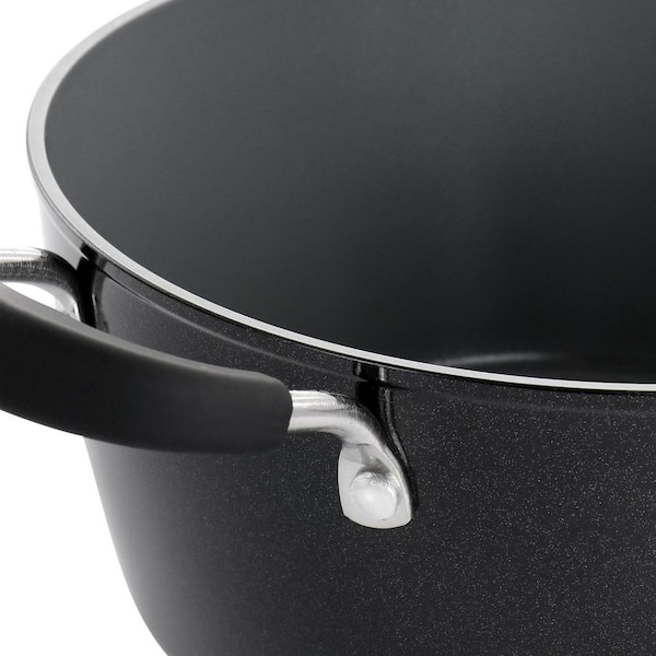 Kenmore Arlington 4.5 Quart Dutch Oven with Lid in Black