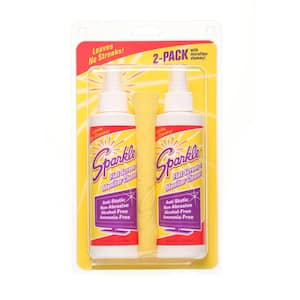 Flat Screen and Monitor Cleaner Twin Pack with Micro-Fiber Shammy Cloth
