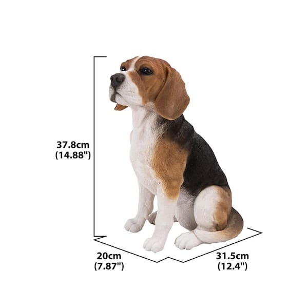 HI-LINE GIFT LTD. Beagle Sitting Statue 87763-B - The Home Depot