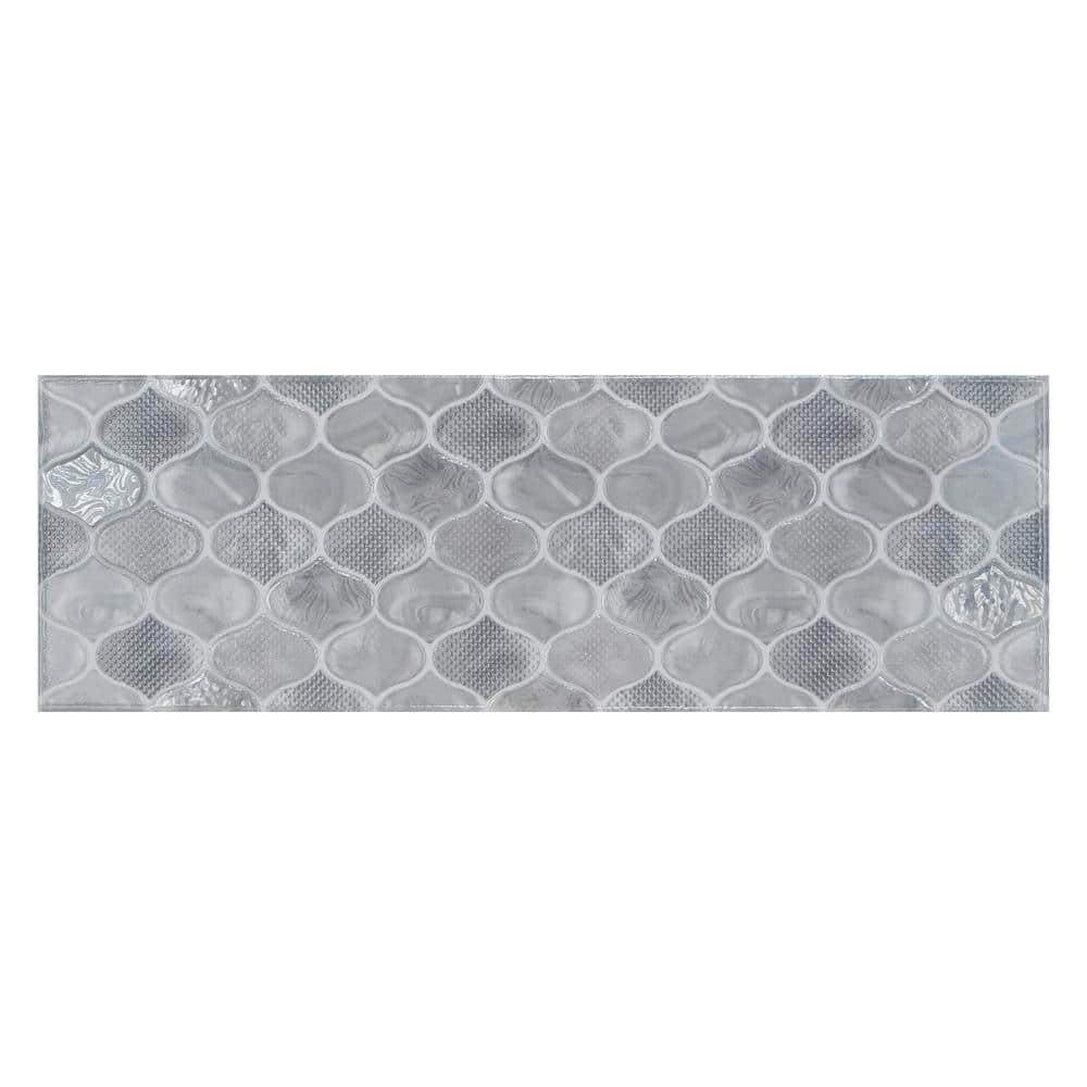 KANTU June Gray Listello 6 in. x 18 in. Textured Decorative Ceramic Wall  Tile (21/case) 2112027 - The Home Depot