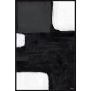 "Prove Your Loyalty" by Parvez Taj Floater Framed Canvas Abstract Art Print 30 in. x 20 in.
