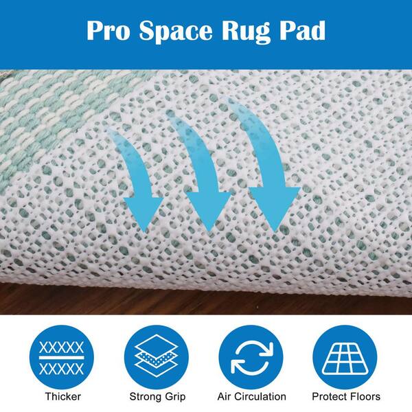 Con-Tact Brand Waterproof Non-Slip Rug Pad, Size: Rectangle 2' x 4', White