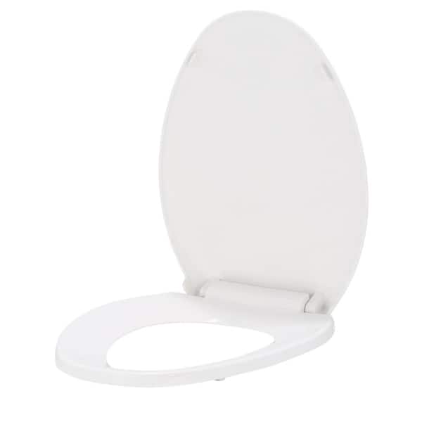 American Standard Cadet Slow Close Everclean Elongated Toilet Seat In White 5257115 020 The Home Depot - How To Remove A Toilet Seat American Standard