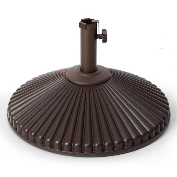 Abba Patio 11 lbs. Plastic Patio Umbrella Base in Bronze