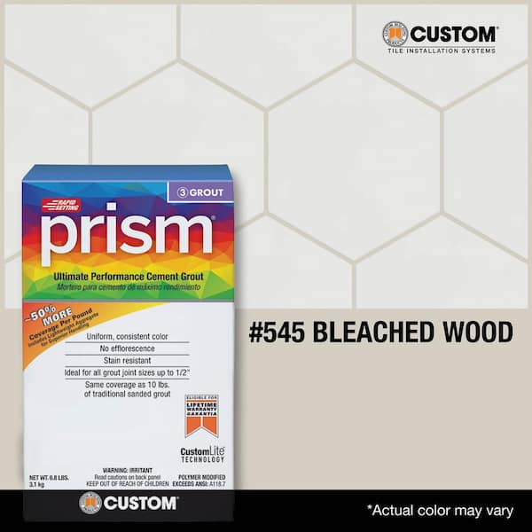 Prism #545 Bleached Wood 17 lb. Ultimate Performance Grout