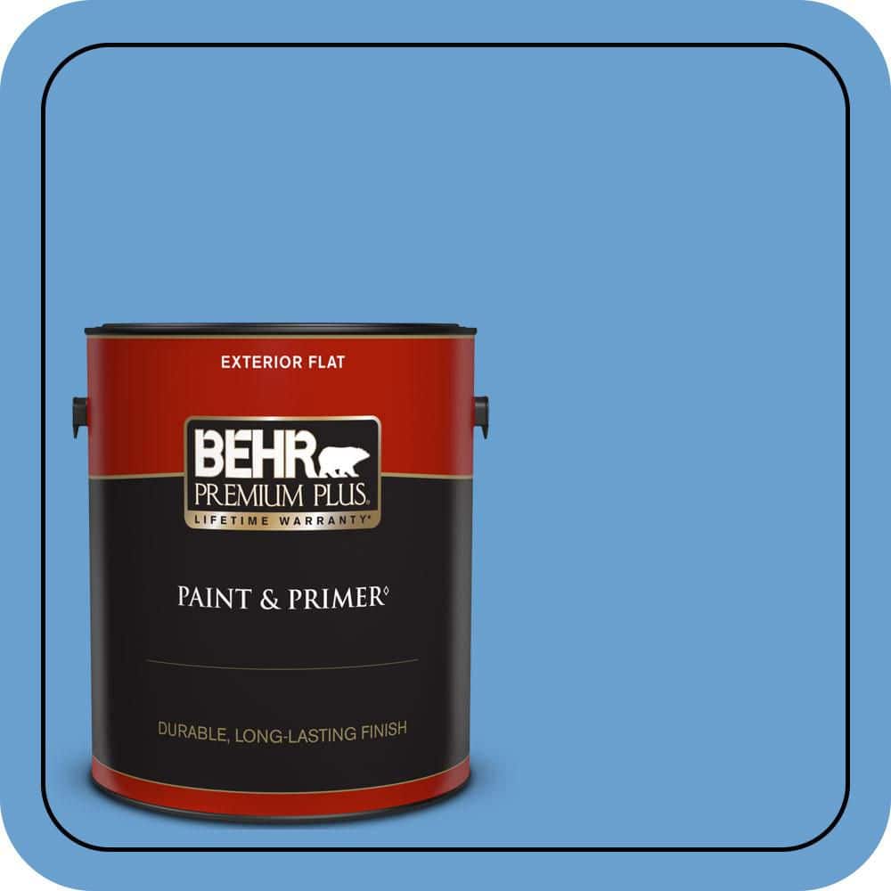 1 gal. #P520-4 Cornflower Flat Exterior Paint & Primer price history on PriceWatchPro