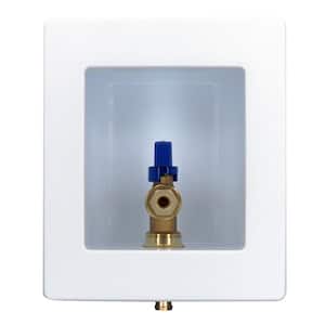 1/2 in. Brass PEX-B Barb Icemaker Outlet Box
