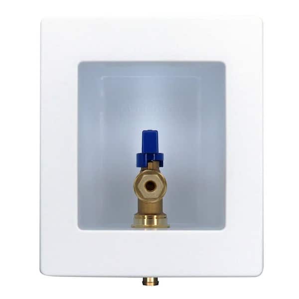 1/2 in. Brass PEX-B Barb Icemaker Outlet Box