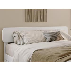 Florence White Solid Wood Queen Headboard