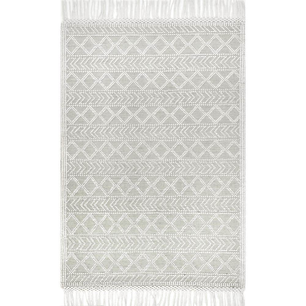Reversible Tabatha Cream Wool Blend 4' x 6' Area Rug