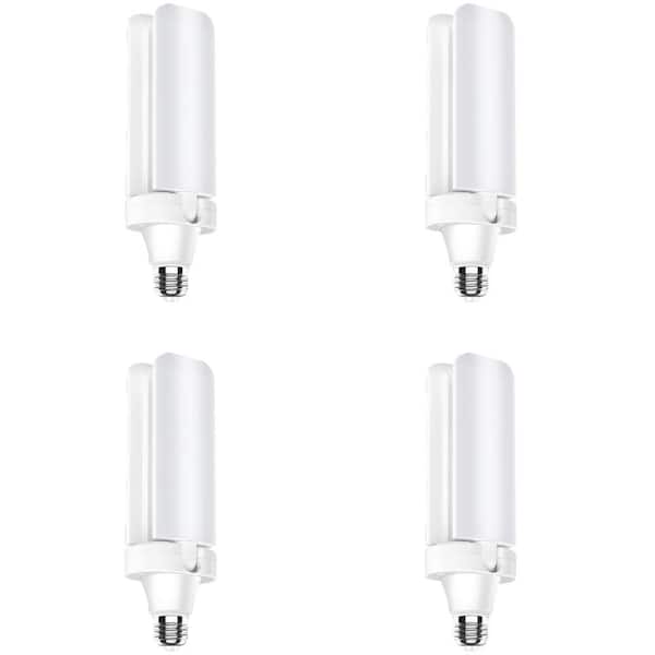 Feit Electric 150-Watt Equivalent Indoor Garage 2-Panel Foldable LED Light Bulb, 5000K Daylight (4-Pack)