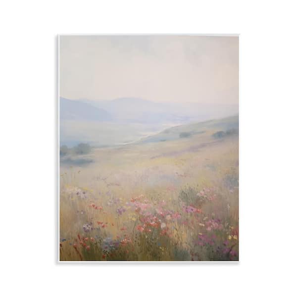 Stupell Industries Valley Meadow Flowers by Arlington Prints Unframed Nature Graphic Art Print 14 in. x 11 in.