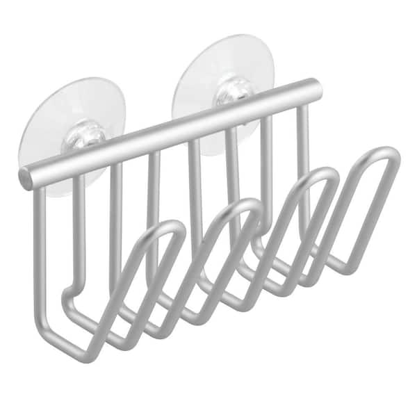 interDesign Metro Aluminum Suction Sponge Cradle in Silver