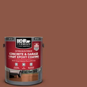 1 gal. #S180-7 True Copper Self-Priming 1-Part Epoxy Satin Interior/Exterior Concrete and Garage Floor Paint