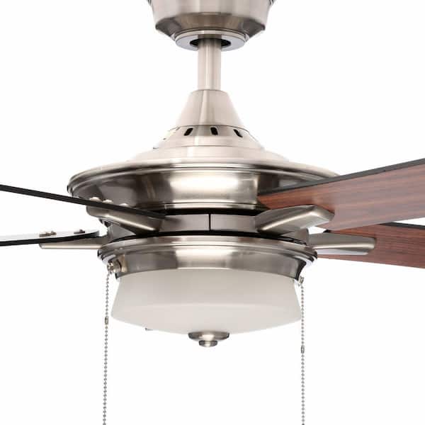 Hampton Bay Brookedale 60 In Brushed Nickel Ceiling Fan Remote | Shelly ...