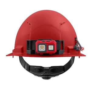 BOLT Red Type 1 Class C Front Brim Vented Hard Hat with 4-Point Ratcheting Suspension (10-Pack)
