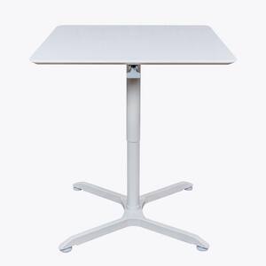 36 in. Pneumatic Height Adjustable Square Cafe Table