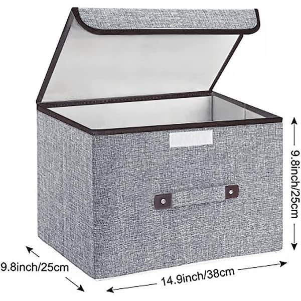 Foldable Storage Bins Plastic Crate for Storage Collapsible Crate Utility Stackable Box Medium Cherry Blossom