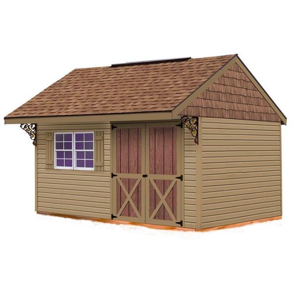 Best Barns Clarion 10 ft. x 14 ft. Prepped for Vinyl Storage Shed Kit