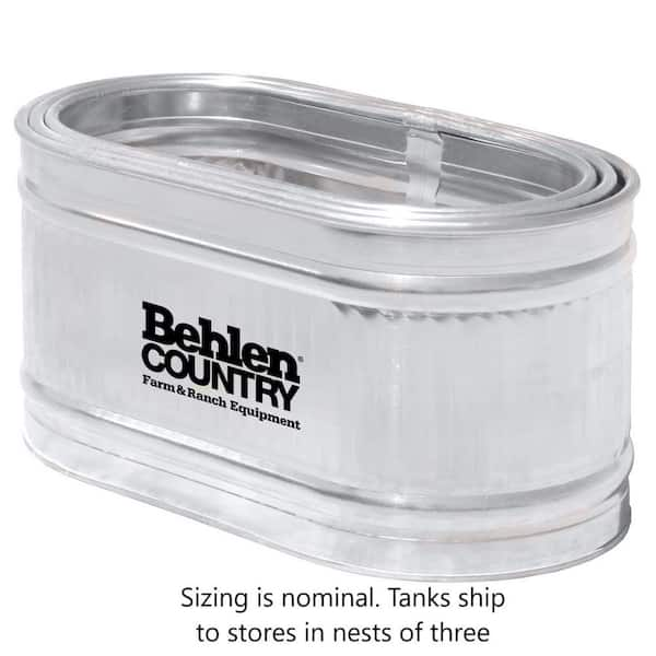 CountyLine 100 gal. Oval Galvanized Stock Tank, 2 ft. X 4 ft. X 2 ft. at  Tractor Supply Co.