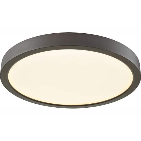Thomas Lighting Titan 100-Watt Oil Rubbed Bronze Integrated LED Flushmount
