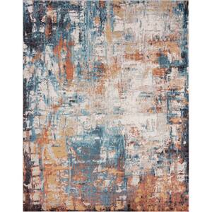 Anabel Abstract Multi-Color 8 ft. x 10 ft. Indoor Area Rug