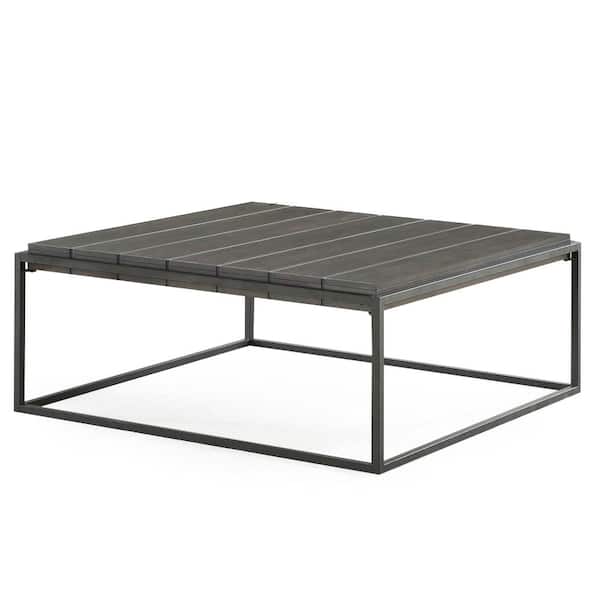 Steve Silver Tekoa 48 in. Walnut Large Square Wood Coffee Table