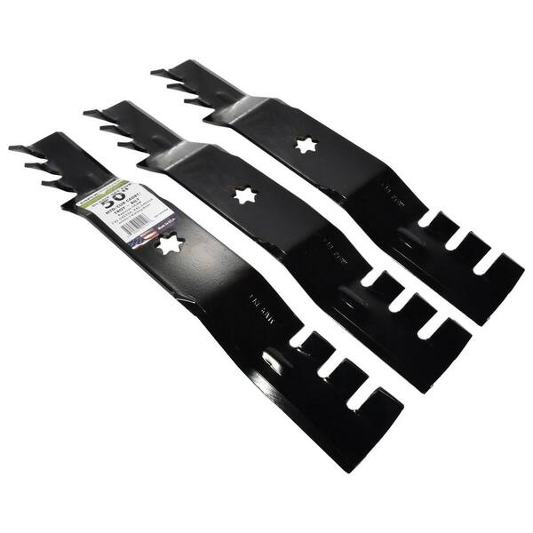 MowerPartsGroup Reaper Mulching Blades 6-Pack - Fits Cub Cadet 50" Deck 742-04053 - Made In USA