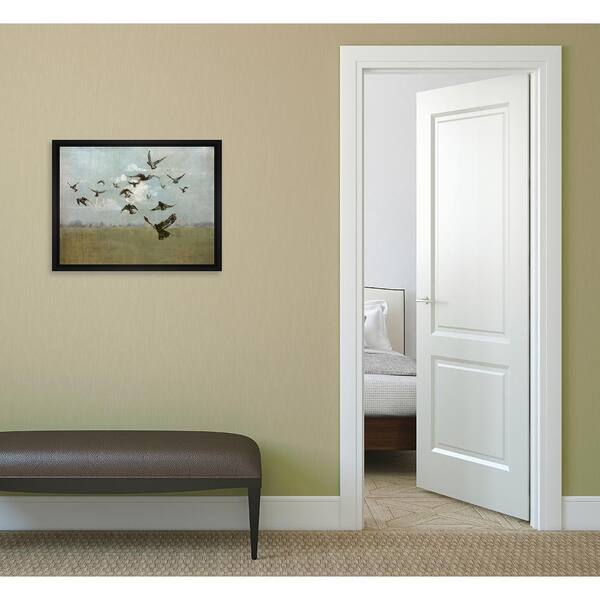 PTM Images 11.75 in. x 13.75 in.''Majestic Flight'' Framed Canvas Wall Art