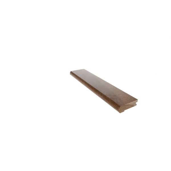 ROPPE Stair Nose Calico Hickory Matte. 86 in. T x 2.75 in. W x 78 in. L Solid Hardwood Trim