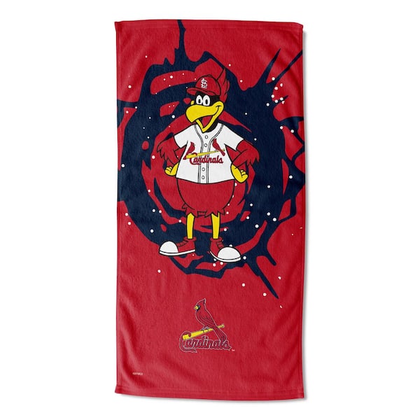 THE NORTHWEST GROUP MLB Multi-Color Mascots St Louis Cardinals Printed Cotton/Polyester Blend Beach Towel