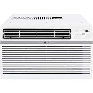 8,000 BTU Doe 115-Volts Window Air Conditioner Cools 350 sq. ft. with Remote in White