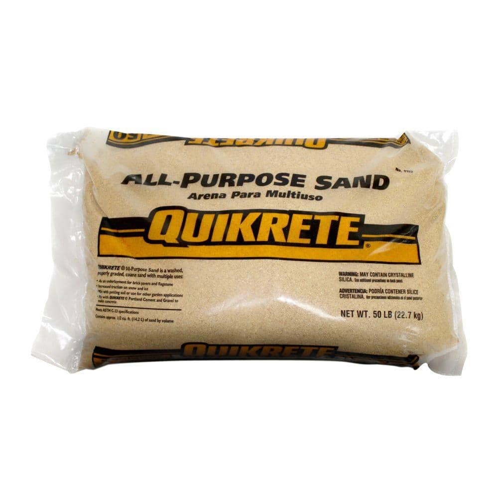 QUIKRETE 0.5-cu ft 50-lb Silica Sand in the Concrete Aggregates department  at