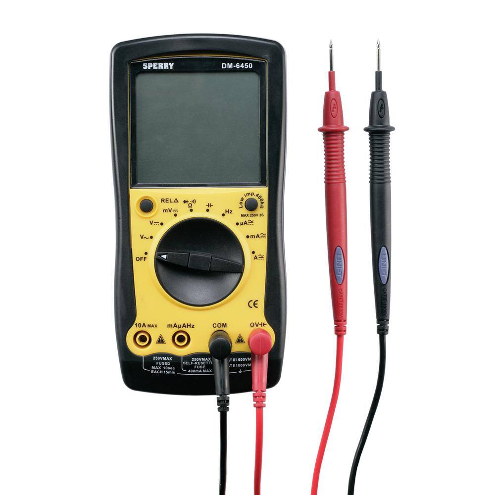 Sperry 9-Function 35-Range Digital Multimeter Autorange DM6450 - The ...