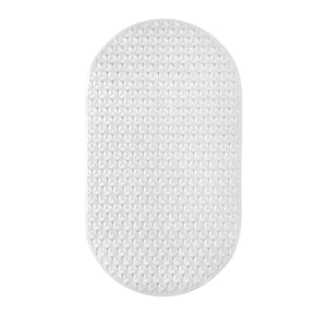 27.5 in. x 15.5 in. 65% Recycled Premium Bath Mat in White
