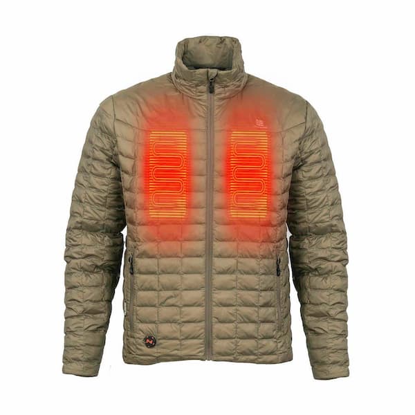 Backcountry 7.4-Volt Heated Jacket with Rechargeable Lithium-Ion USB Battery