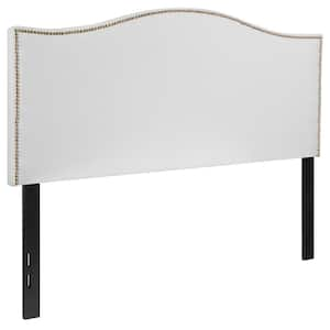 White Full Headboard Panel Design