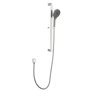 3-Spray Wall Mount Handheld Shower Head 2.5-GPM in Brushed Nickel