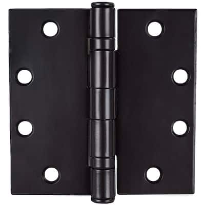 4.5 in. x 4.5 in. Oil-Rubbed Bronze Ball Bearing Hinge (Set of 3)