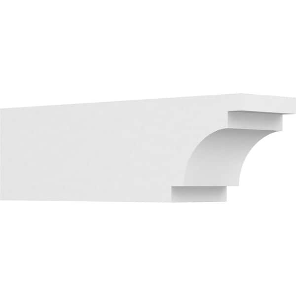 Ekena Millwork 5 in. x 6 in. x 20 in. Mediterranean PVC Rafter Tail Brace