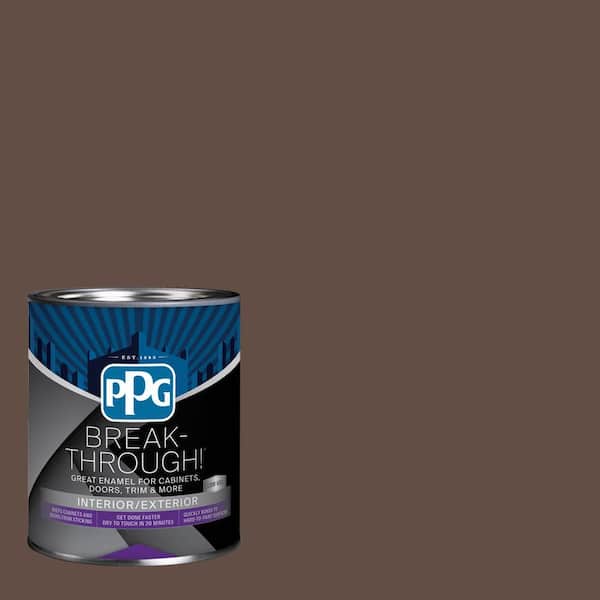 1 qt. PPG15-23 Chestnut Semi-Gloss Door, Trim & Cabinet Paint