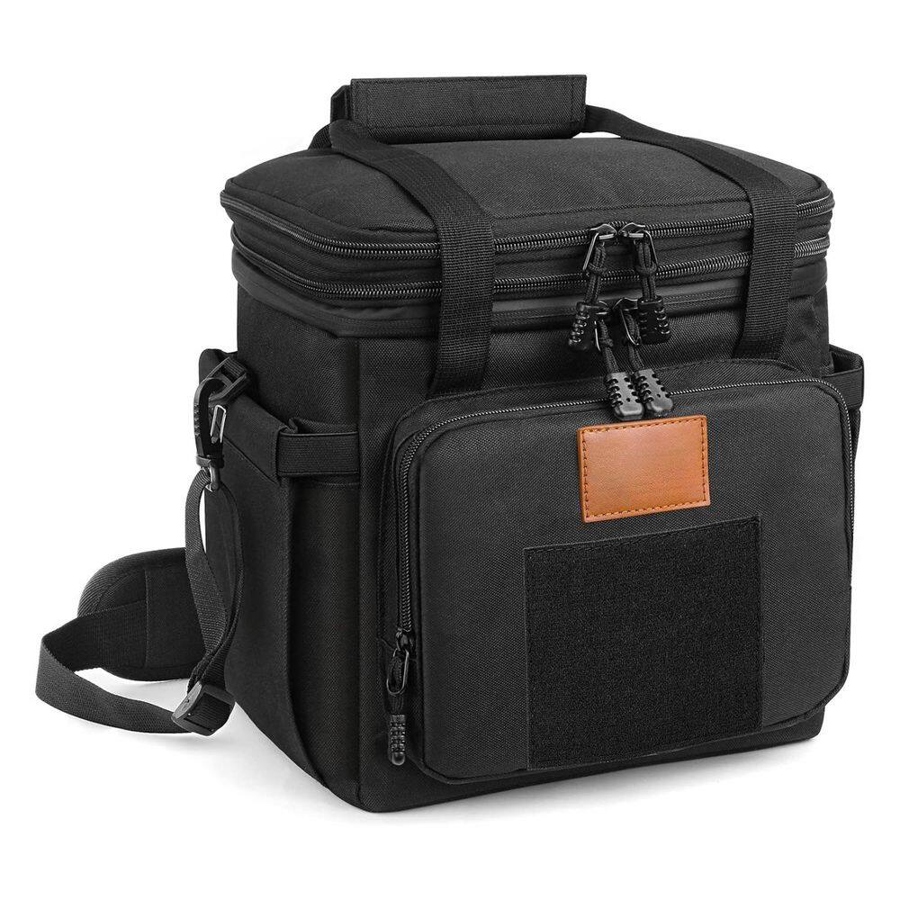 15 qt. Expandable Insulated Soft-Side Cooler Bag Durable Waterproof Leakproof Black for Adults Work Outdoor Beach Trips price history on PriceWatchPro