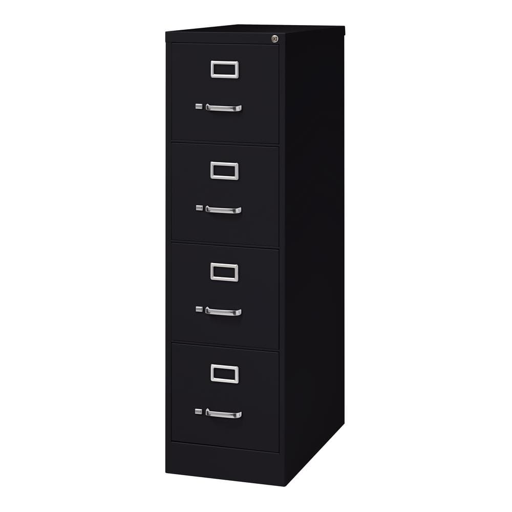 26.5 in. D 4-Drawer Black Metal Letter Width 15 in. W Vertical File Cabinet price history on PriceWatchPro